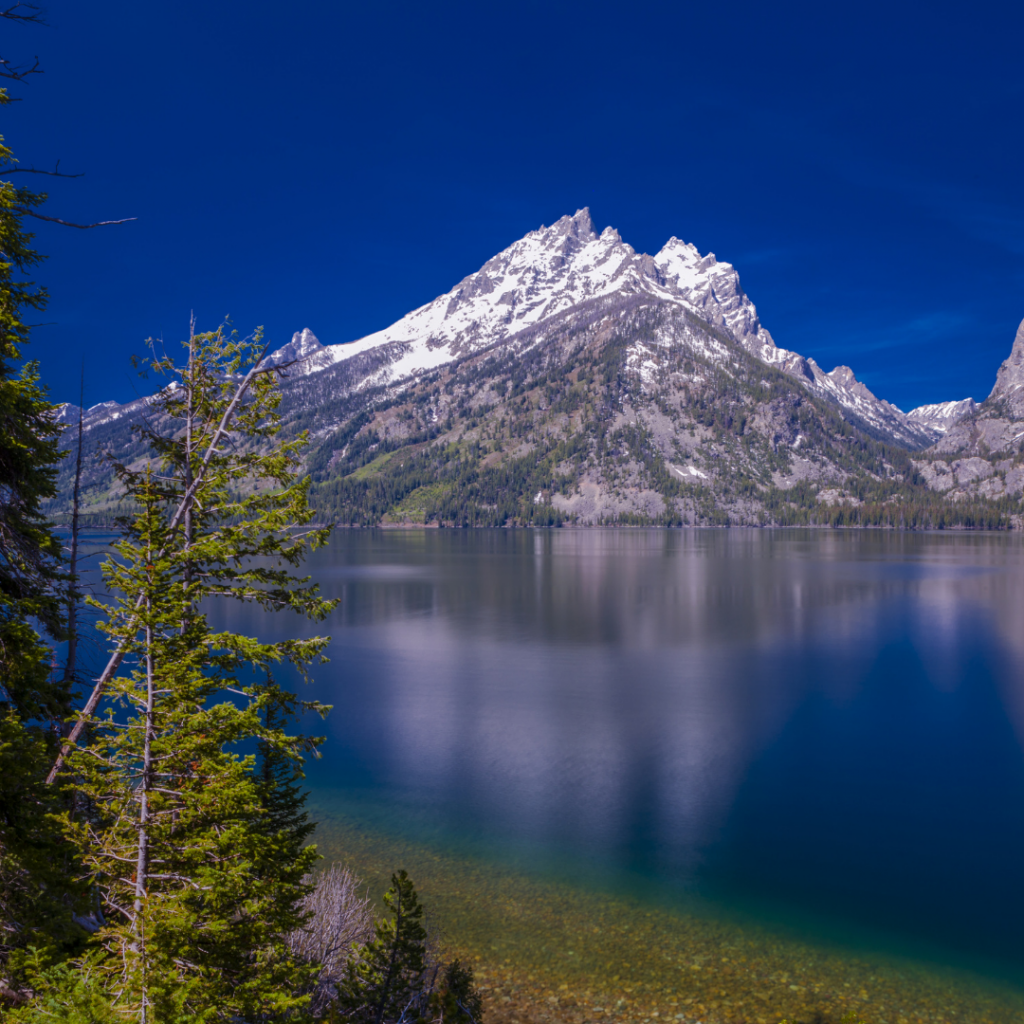 Kayaking at Grand Teton National park, Wyoming